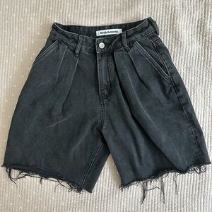 Black Grey Denim Jeans